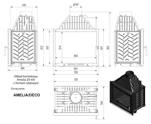 krb Amelia Deko Kratki