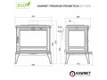 liatinové krbové kachle KAWMET Premium PROMETEUS S11 ECO