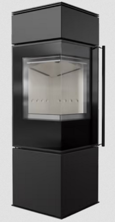 rohové krbové kachle KRATKI REN/S - 7,3 kW