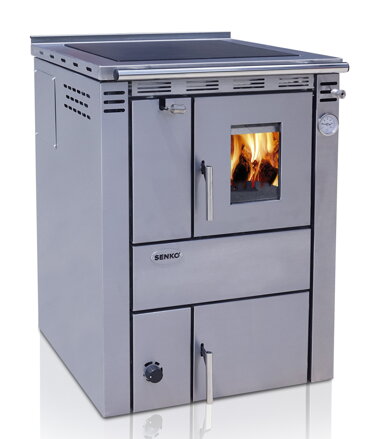 teplovodný sporák Senko C-20 inox mat