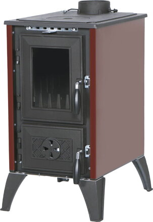sporákové kachle 806 IGLO, 9 kW, liatina, červené