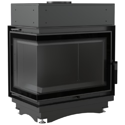 teplovodný krb Kratki Maja 8 BS DECO roh ľavý