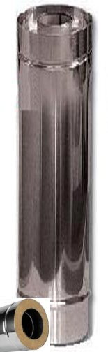 rúra antikorová, nerezová izolovaná 1m, priemer 180/ 220-280 mm