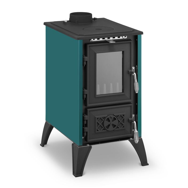 sporákové kachle 806 IGLO, 9 kW, liatina, tmavozelené