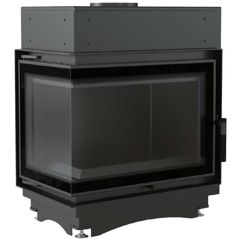 teplovodný krb Kratki Maja 8 BS DECO roh ľavý