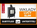 Teplovzdušná krbová vložka Kratki Lucy 12 SLIM 8 kW