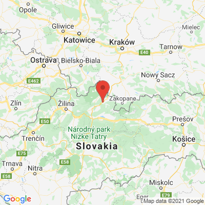 Google map: Hviezdoslavova 197,Nižná